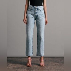 Rag and Bone Alex High-Rise Ankle Straight-Leg Jeans - Size 26